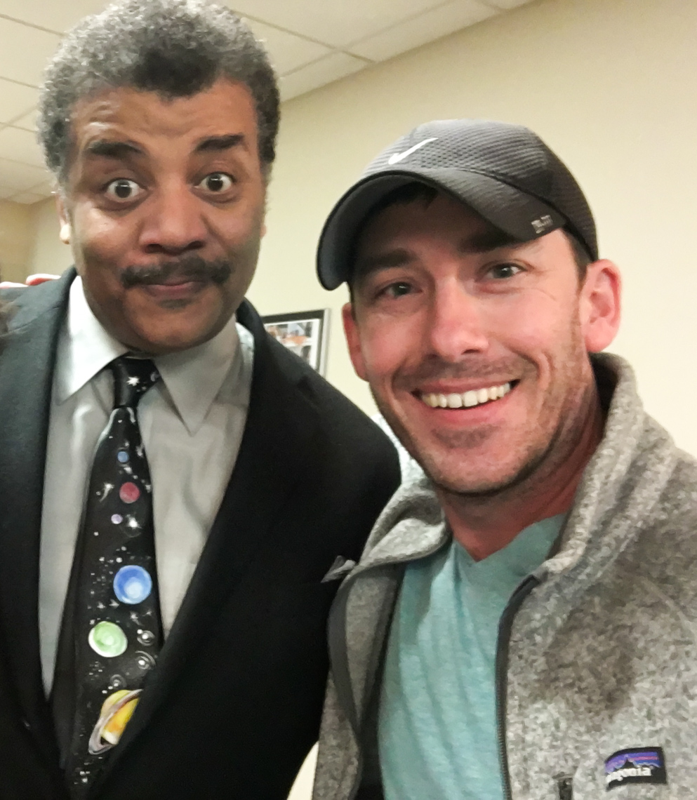 2017 - Snuck backstage and met hero, Neil deGrasse Tyson